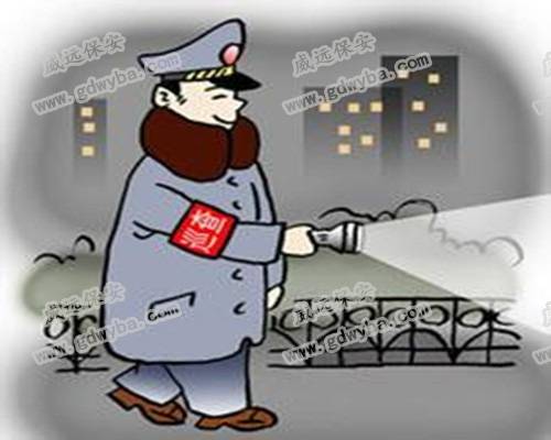 东莞石碣保安服务小区保安除夕夜守护居民保安全